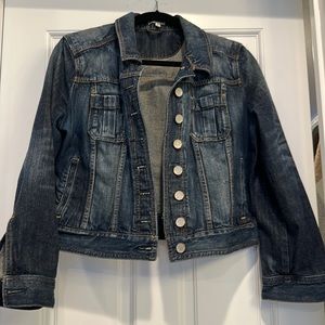 Express denim jean jacket like new condition Size L